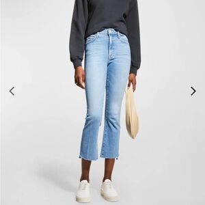 NWT MOTHER Light Blue Ankle & Cropped Jeans